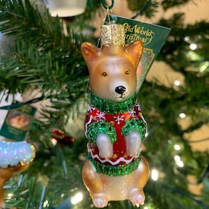 Corgi Ornament Old World Christmas image 1