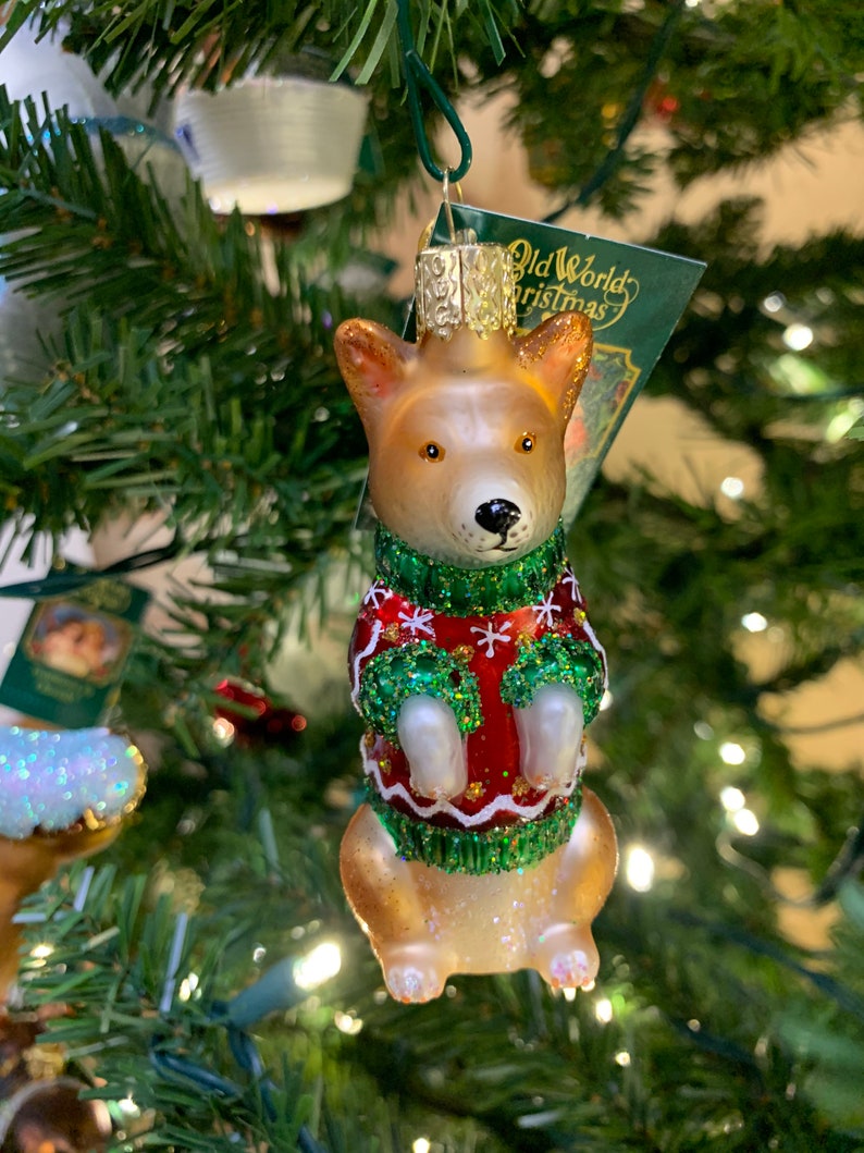 Corgi Ornament Old World Christmas image 1