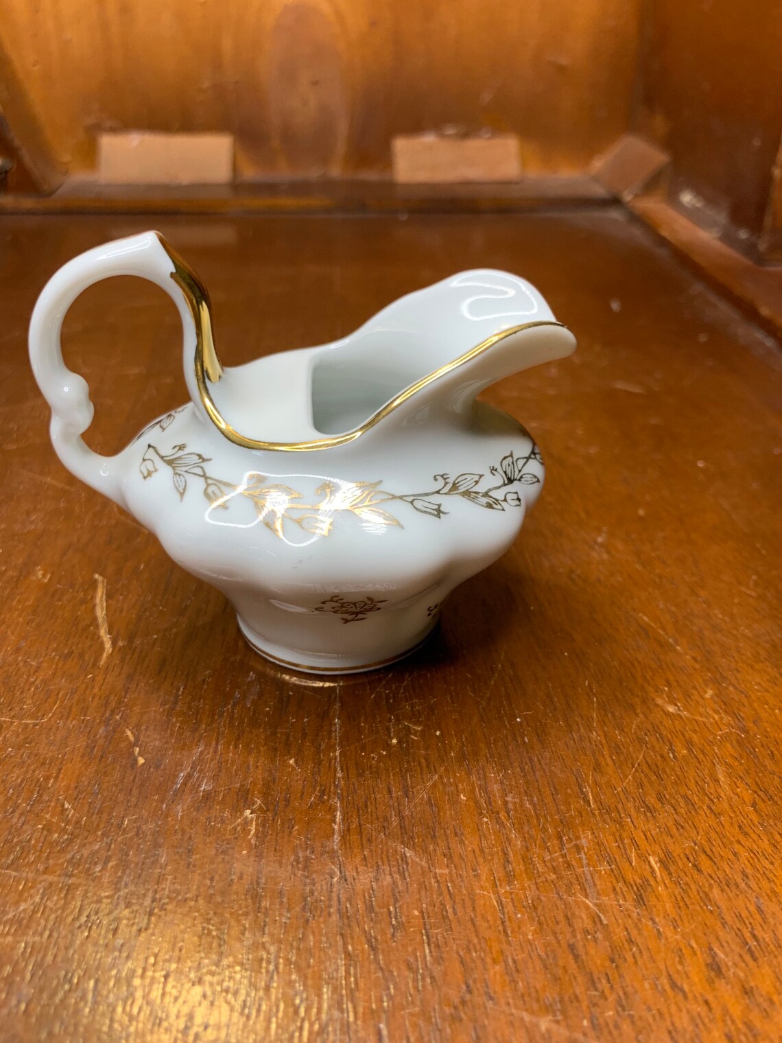 Norcrest Fine China Happy Anniversary Creamer Etsy