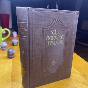 The Service Hymnal 1955 Hope Publishing Sheet Music Book
