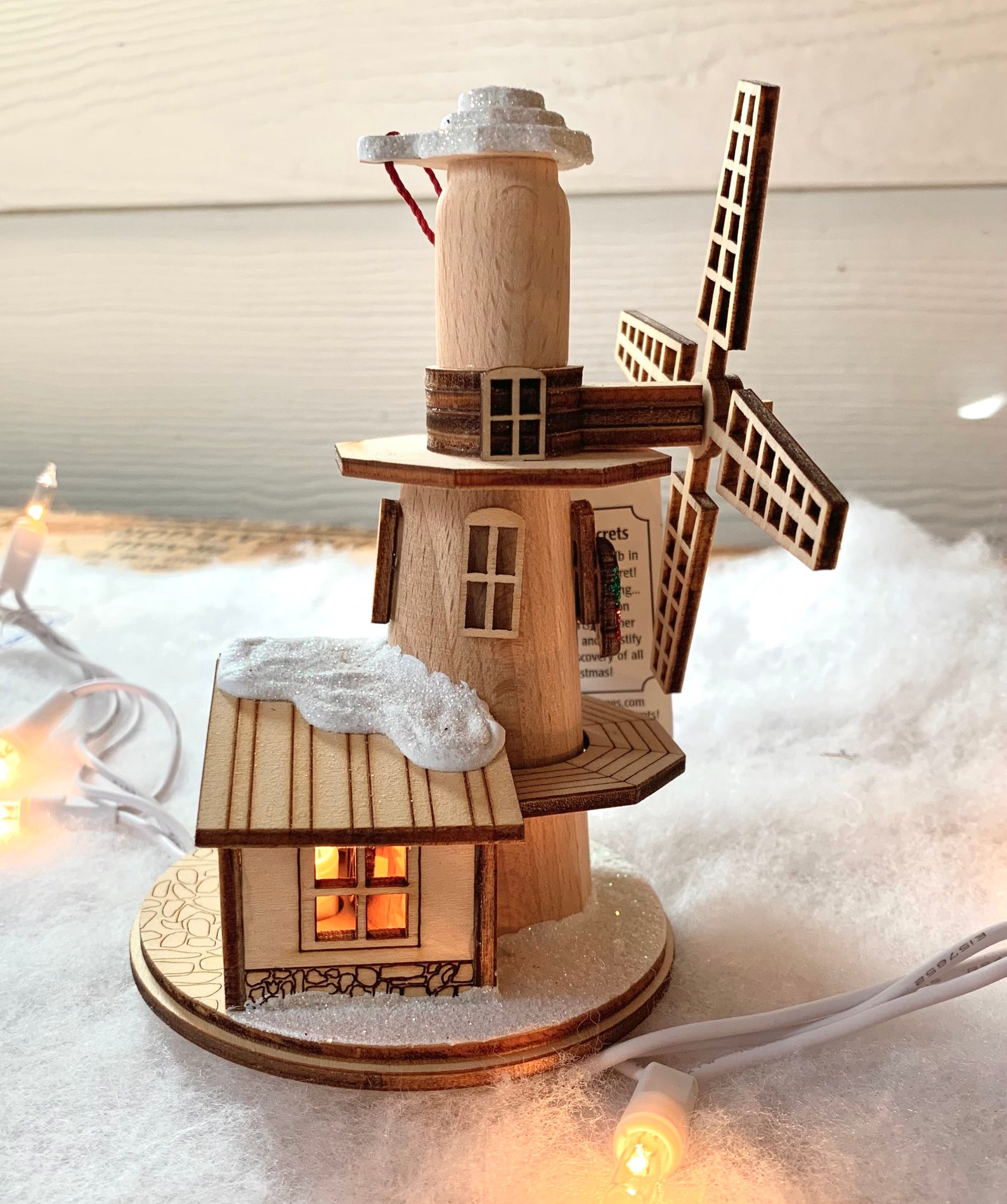 Windmill Ornament Christmas 