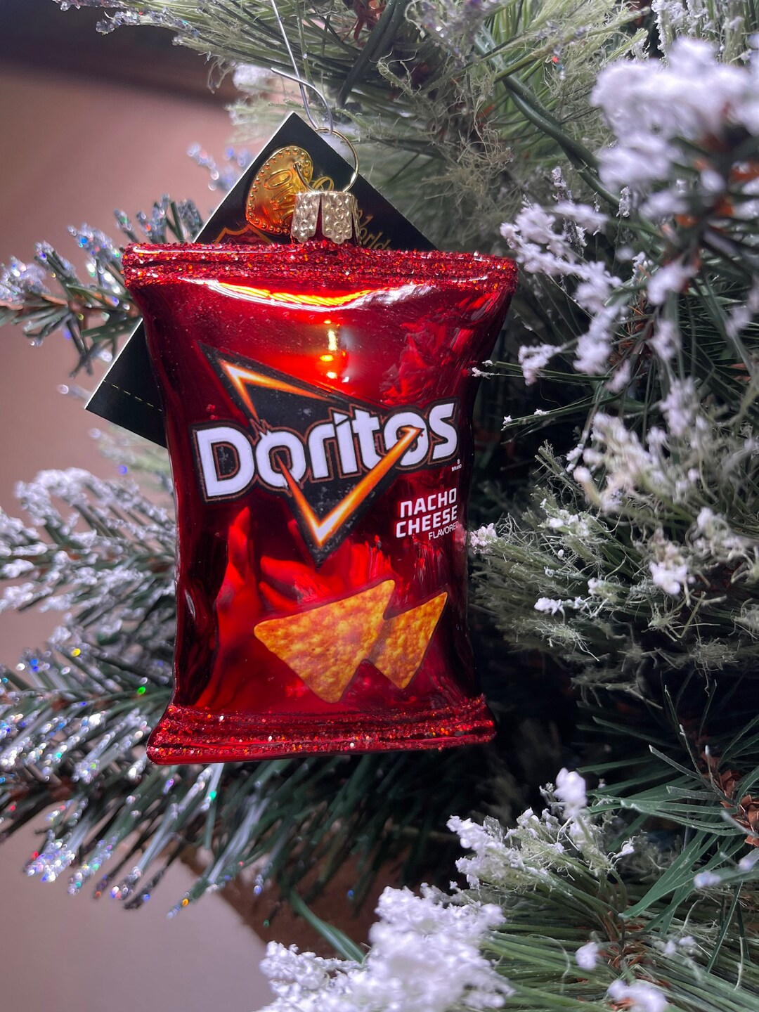 Glass Doritos Nacho Cheese Ornament Old World Christmas - Etsy