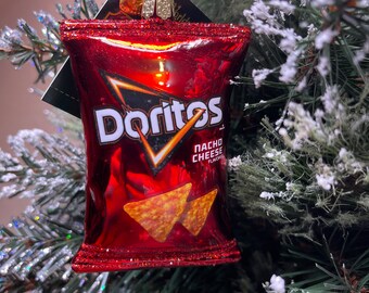 Glass Doritos Nacho Cheese Ornament Old World Christmas