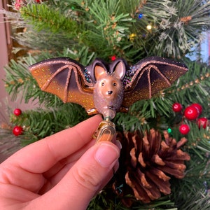 Clip on Bat Halloween Ornament Old World Christmas