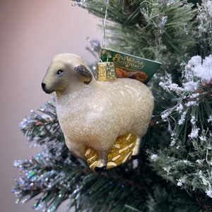 Sheep Old World Christmas Ornament!