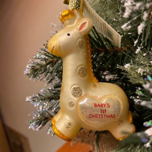 Baby’s First Christmas Ornament Old World Christmas
