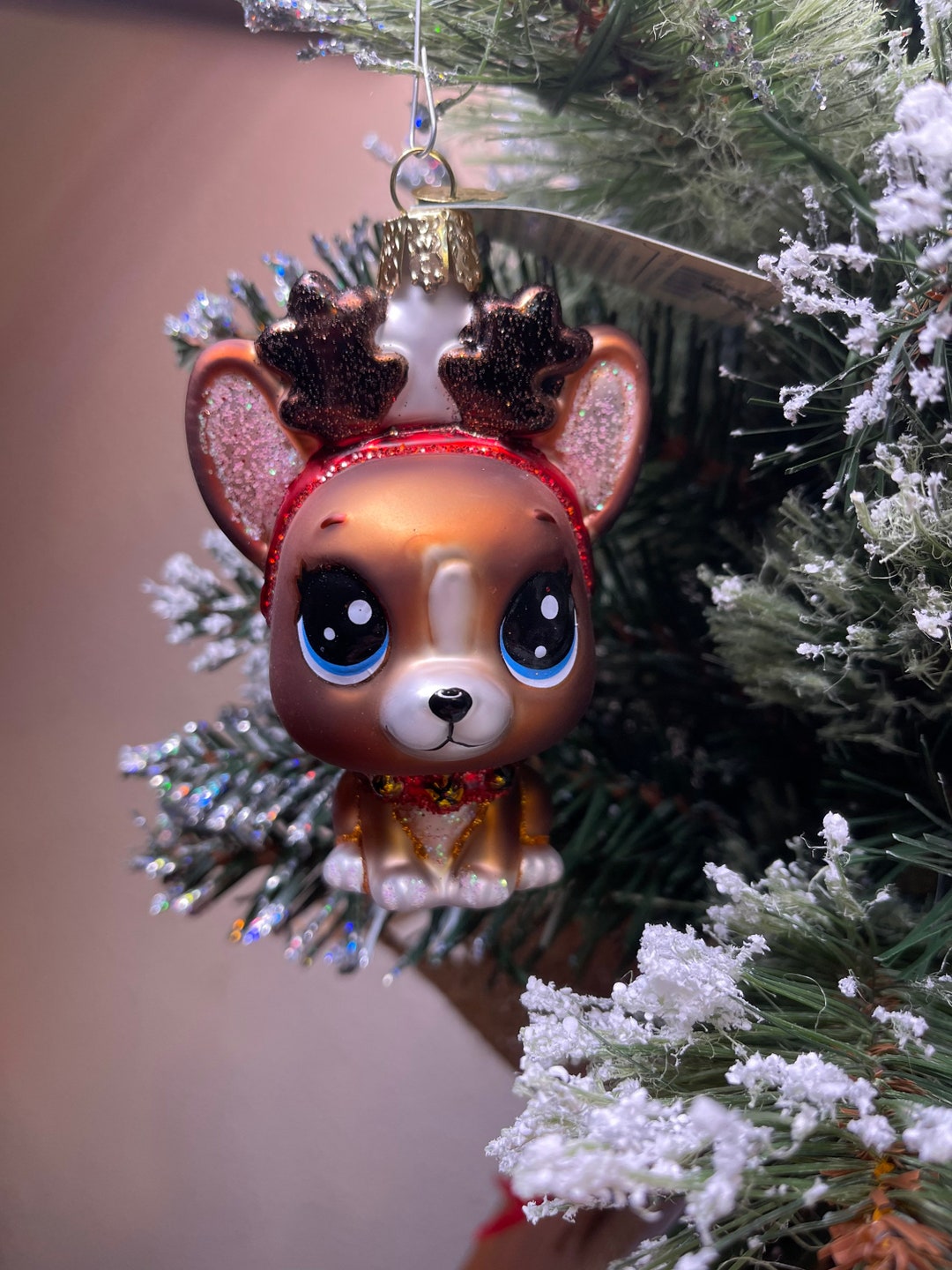 Old World Christmas Littlest Pet Shop BEV Ornament