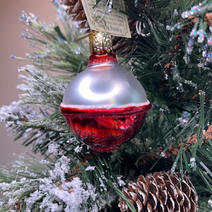 Fishing Bobber PNW Old World Christmas Glass  Ornament