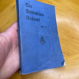 The Salvation Soloist 1929 Salvation Army Hymnal Sheet Music Book