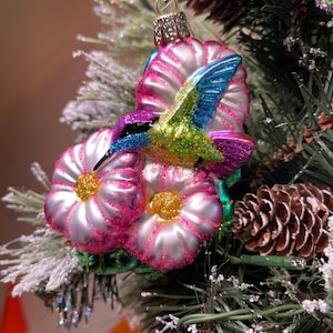 Magnificent Hummingbird Old World Christmas Ornament