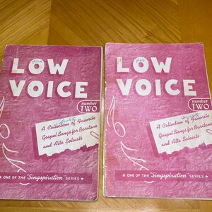 1946 Al Smith’s Gospel Low Voice Set Sheet Music Book
