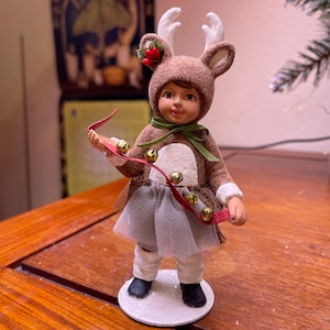 Bethany Lowe Reindeer Christmas Figurine