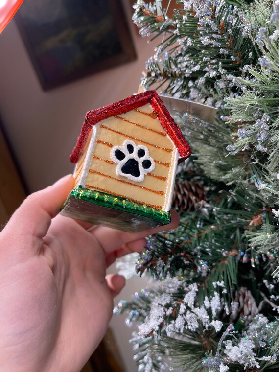 dog house christmas ornament