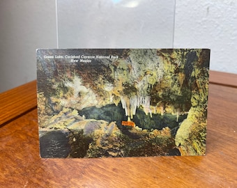 Linen Colorized Carlsbad Caverns National Park New Mexico Post Card