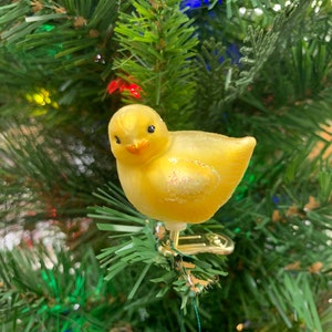 Clip On Baby Chick Old World Christmas Ornament!