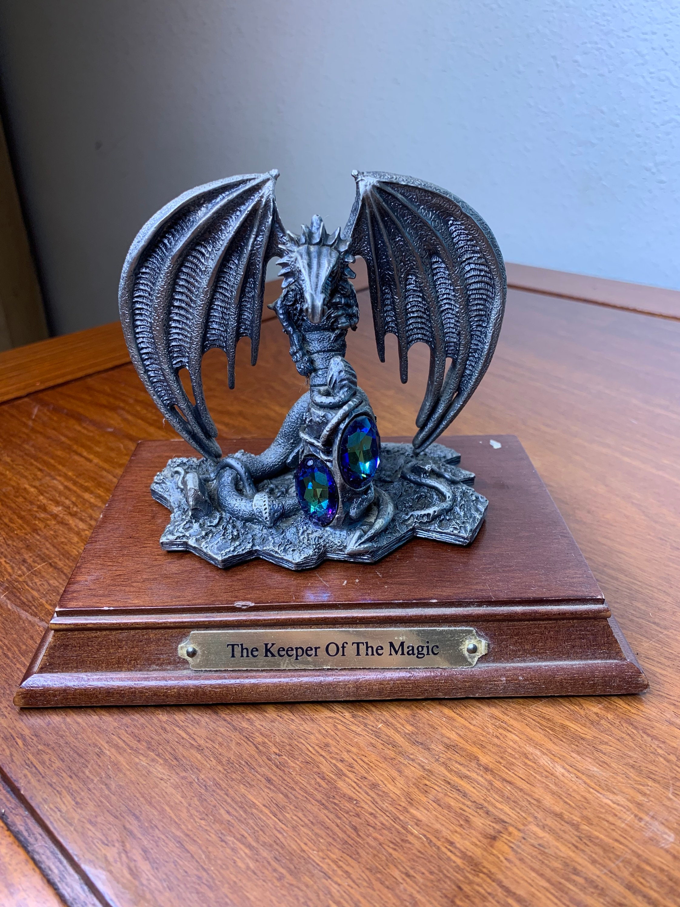 Pewter Dragon Figurines for sale Only 2 left at 75