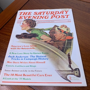 November 1976 Saturday Evening Post Magazine on Airplanes and Cars