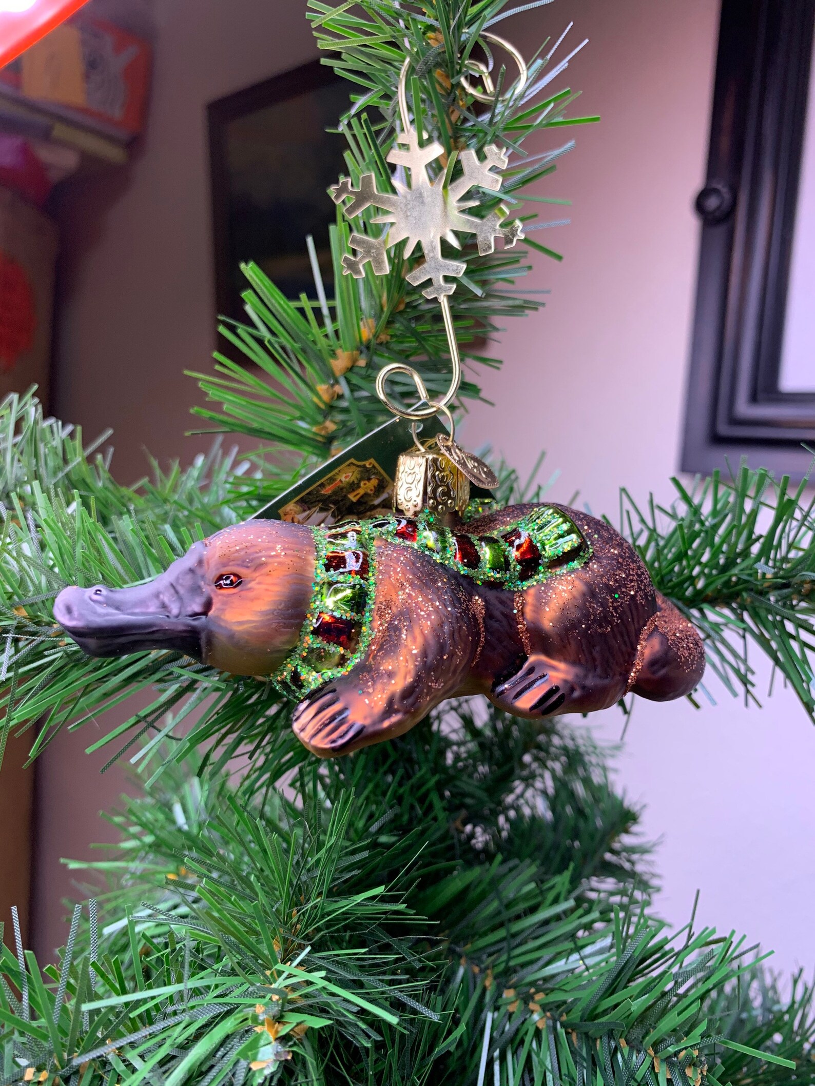 Old World Christmas Platypus Ornament Etsy