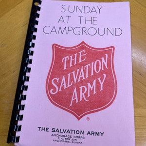 Sunday at the Campground Salvation Army Hymnal Sheet Music Book