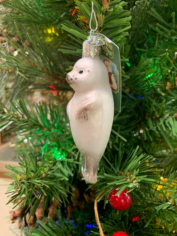 航空機モデル オーナメント 吹きガラス アメリカ製 ガラス オーナメント AIR FRANCE 飛行機 Vondels ラメ クリスマス 吹き