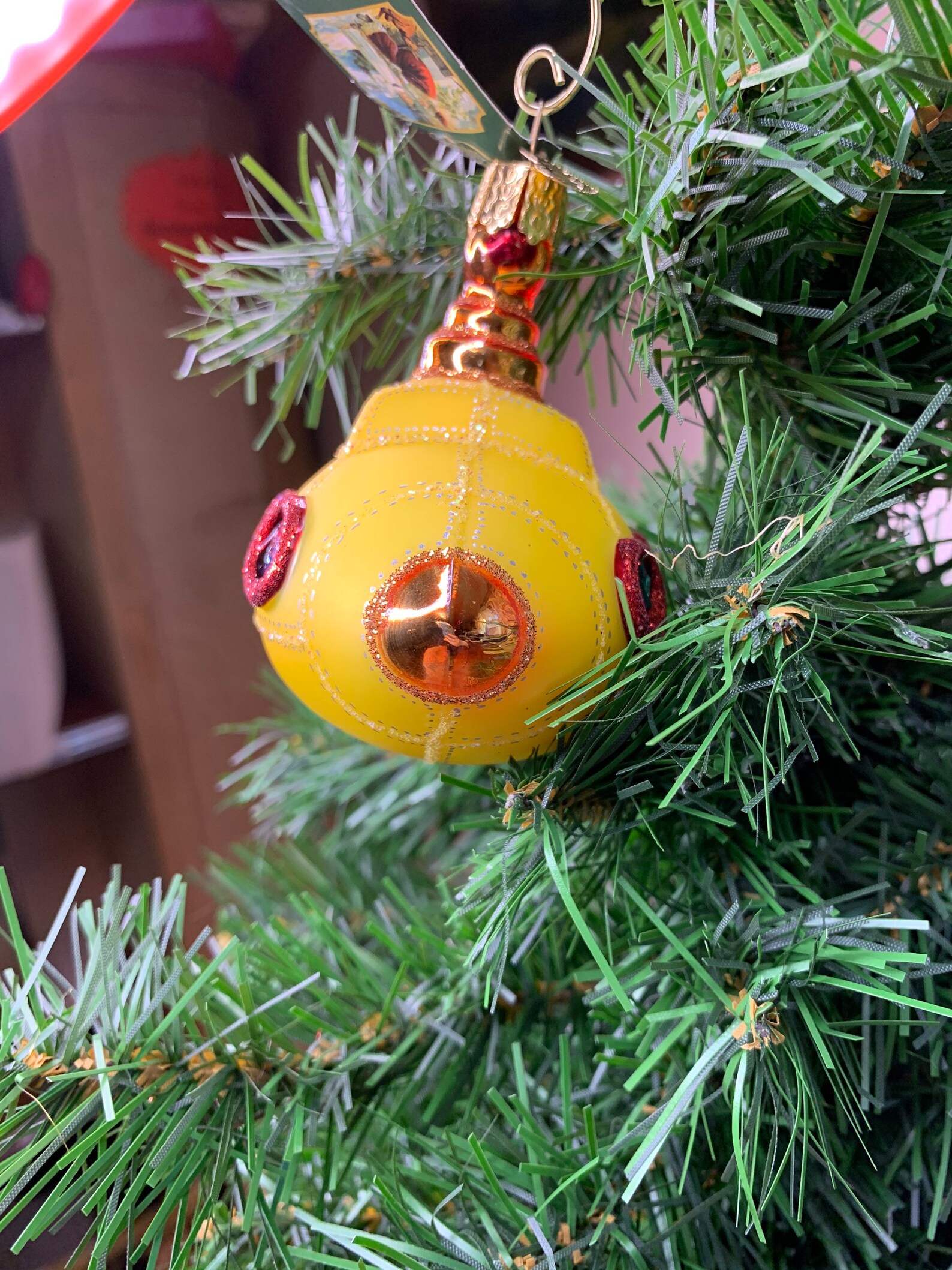 Old World Christmas Yellow Submarine Ornament Etsy