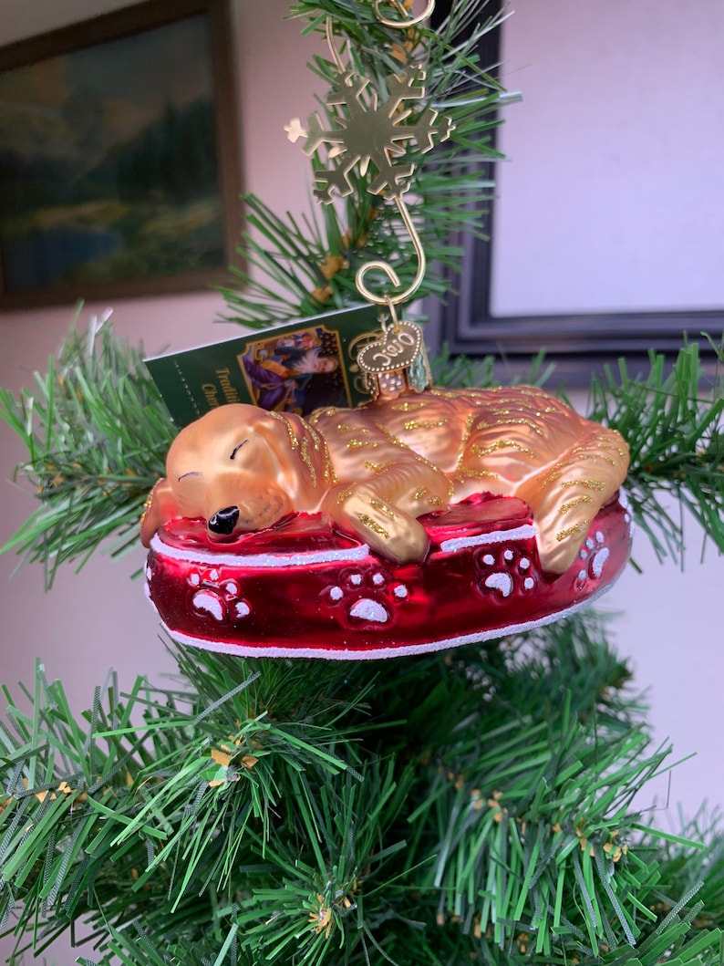 Old World Christmas Golden Lab Ornament!
