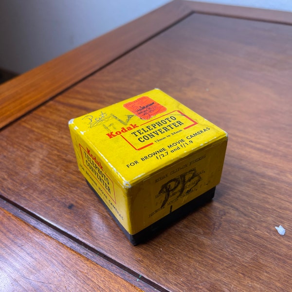 Vintage Kodak Telephoto Converter Brownie Movie Cameras