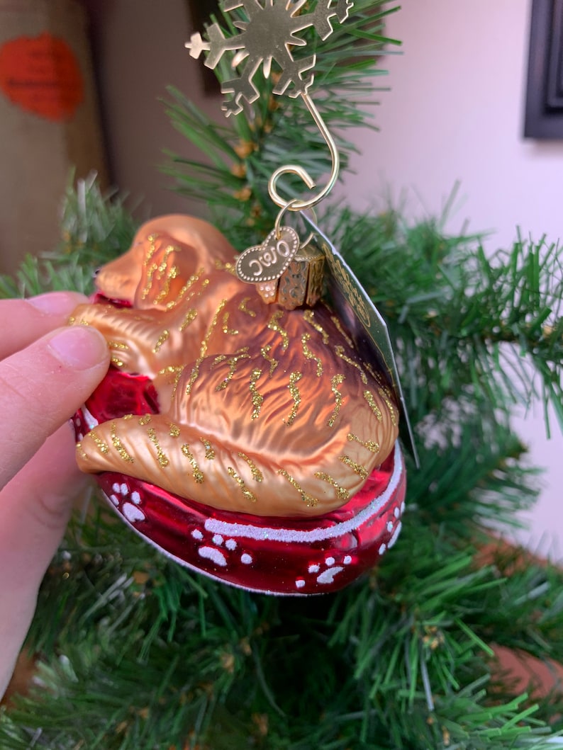 Old World Christmas Golden Lab Ornament!