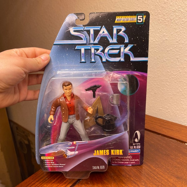 Figura de Playmates del programa de televisión James Kirk de Star Trek
