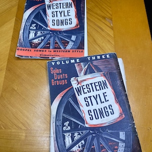 Western 1950’s Hymnal Sheet Music Book Lot