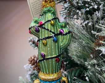 Cactus Succulent Ornament Old World Christmas