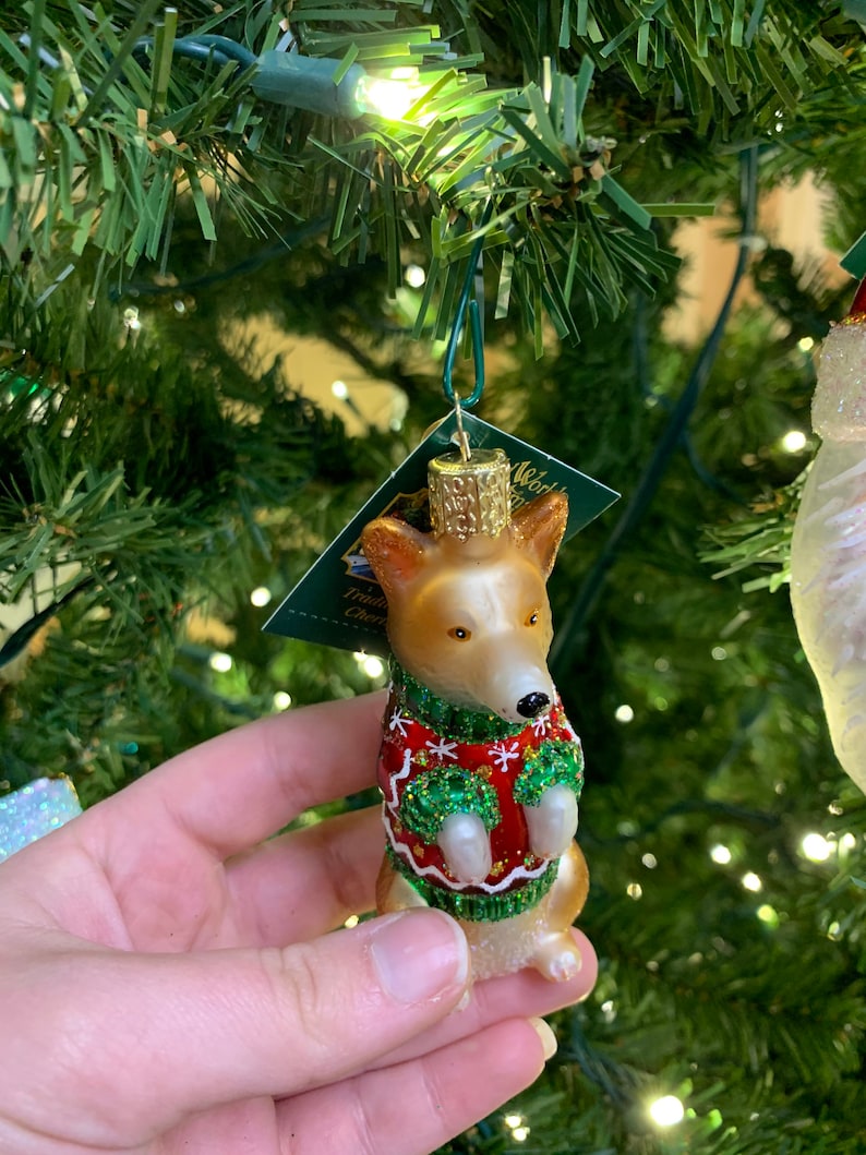 Corgi Ornament Old World Christmas image 2