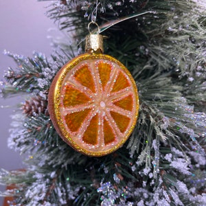 Orange Christmas Ornament Old World Christmas