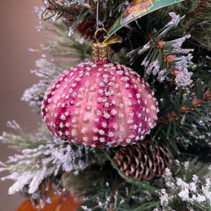 Purple Sea Urchin Ornament Old World Christmas