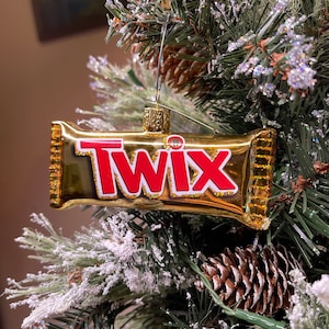 Glass Twix Ornament Old World Christmas