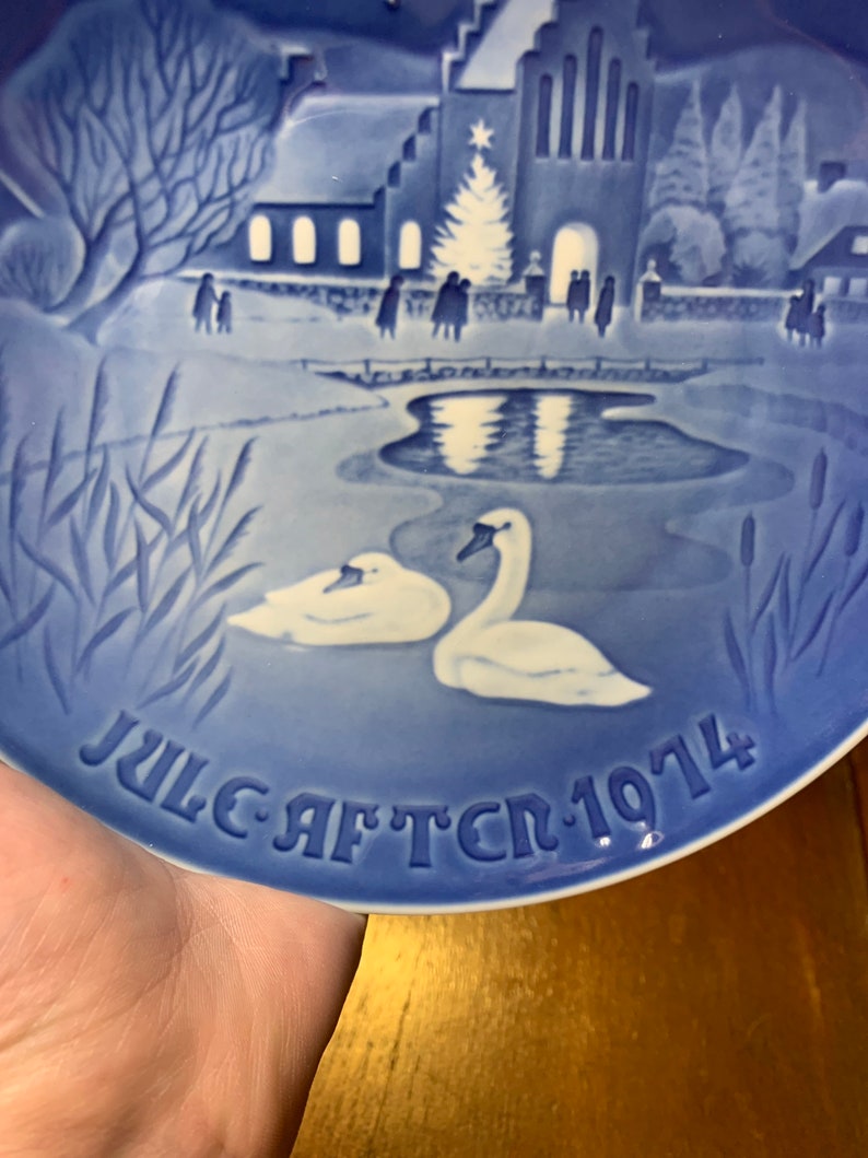Jule after 1974 collectible B&G Christmas plate Etsy