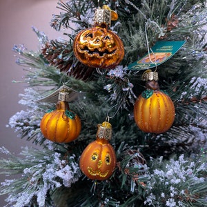 Halloween Mini Pumpkin Ornaments Old World Christmas