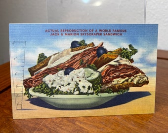 Linen Jack & Marion Brookline Massachusetts Post Card