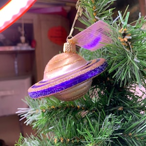 Saturn Planet Old World Christmas Ornament