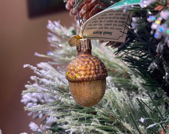 Acorn Old World Christmas Christmas Tree Ornament