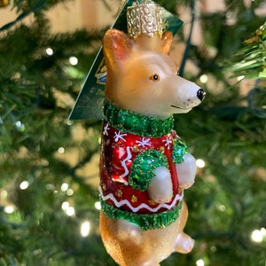 Corgi Ornament Old World Christmas image 3