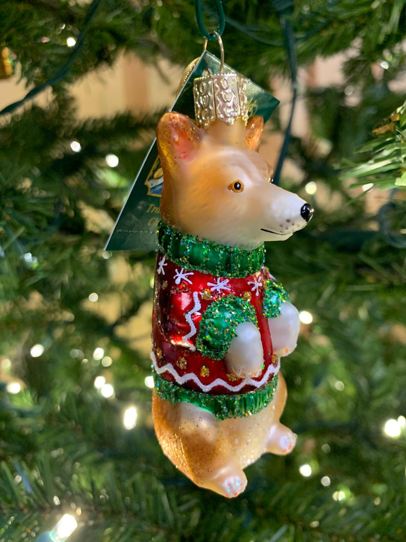 Corgi Ornament Old World Christmas image 3