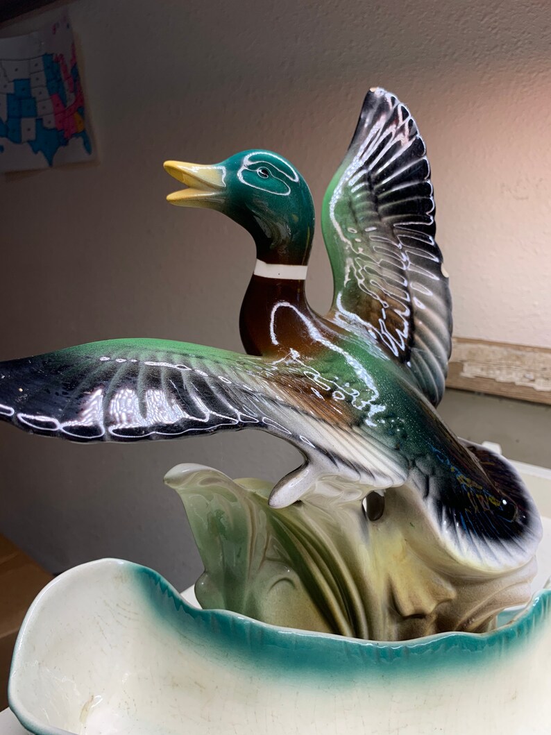1959 Lane and Co Van Nuys California Duck Porcelain Statue Etsy