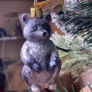 Old World Christmas Raccoon Ornament