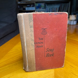 1954 Salvation Army Song Book Sheet Music