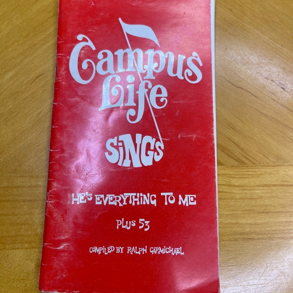 Vintage Campus Life Ralph Carmichael Songs Book Sheet Music!