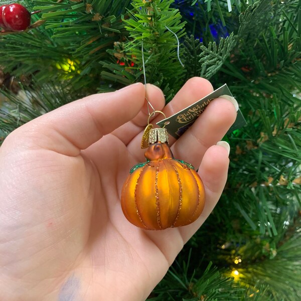 Small Pumpkin Ornament