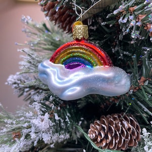 Regenbogen Glass Ornament Old World Christmas