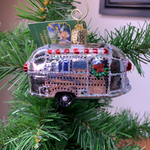 Airstream Trailer Old World Christmas Ornament!