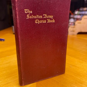 1950 Heilsarmee Chorbuch Notenblatt !